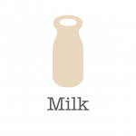 ほのぼの系ミルク瓶のiphone4s 4の待ち受け壁紙