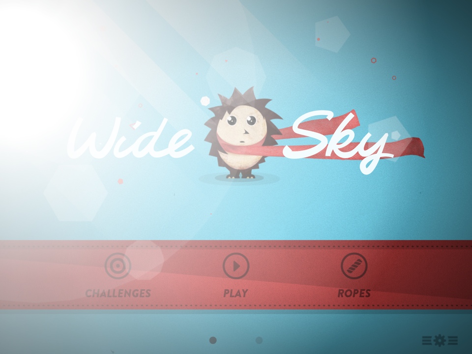 なんだかオシャレなゲーム「Wide Sky」iPhoneアプリ