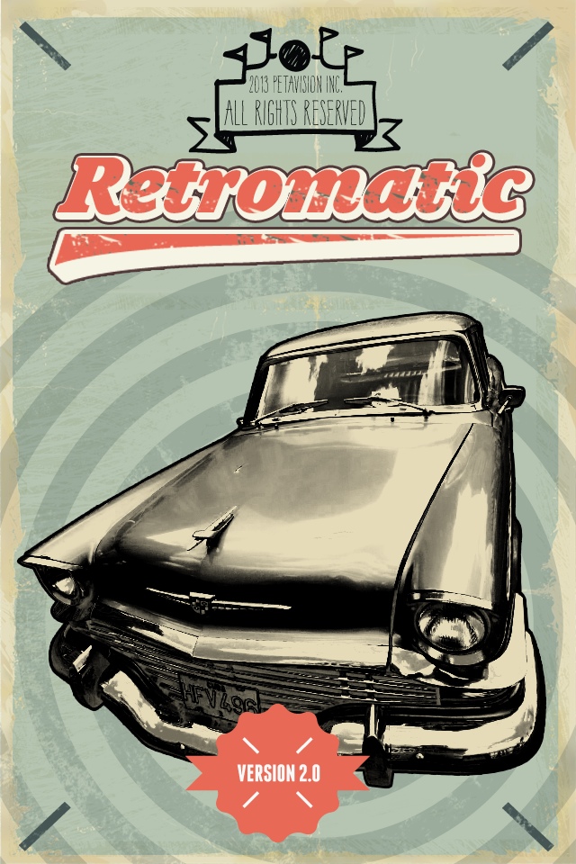 簡単に写真をレトロ風なポスターにできる「Retromatic 2.0」を使ってみた。iPhoneアプリ