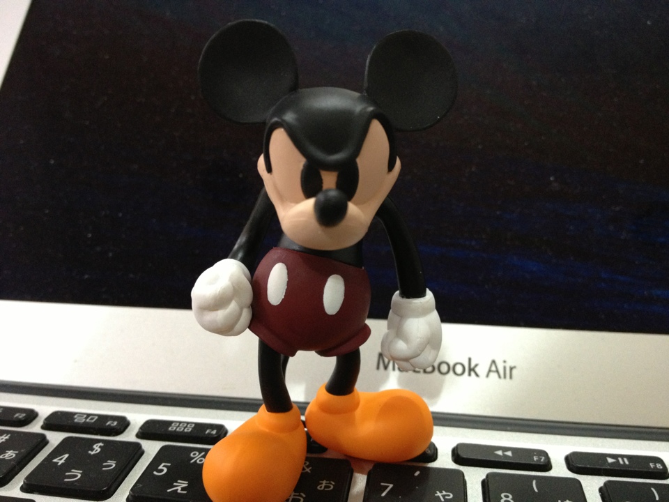 メディコムトイUDFのミッキーマウス(MICKEY’s RIVAL)を買いました！